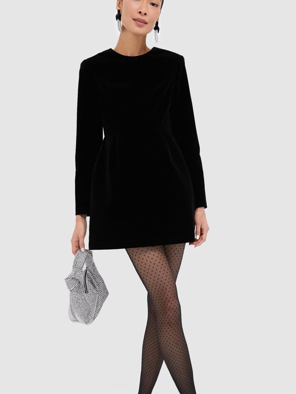 Tuckernuck Black Velvet Haley Dress